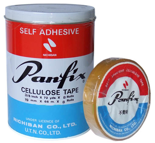 PANFIX ADHESIVE TAPE 1/2" X 72YDS X 3" CORE X 12 ROLLS