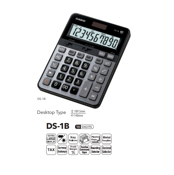 CASIO DS-1B 計數機 (10位)