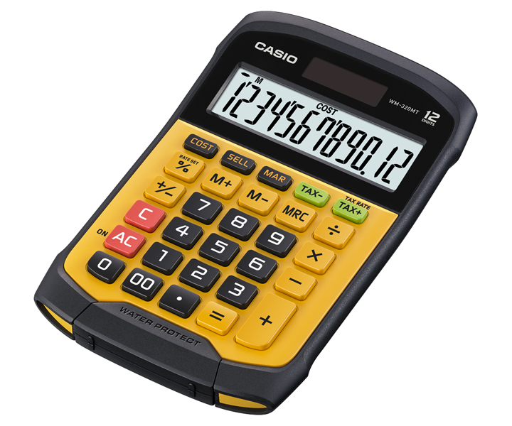 CASIO WM-320MT 防水計算機 (12位)