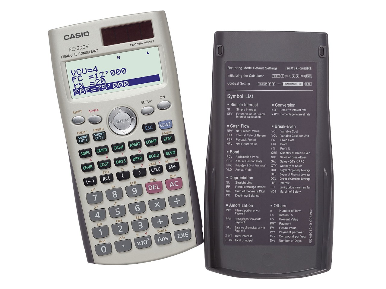 CASIO FC-200 財務型計數機