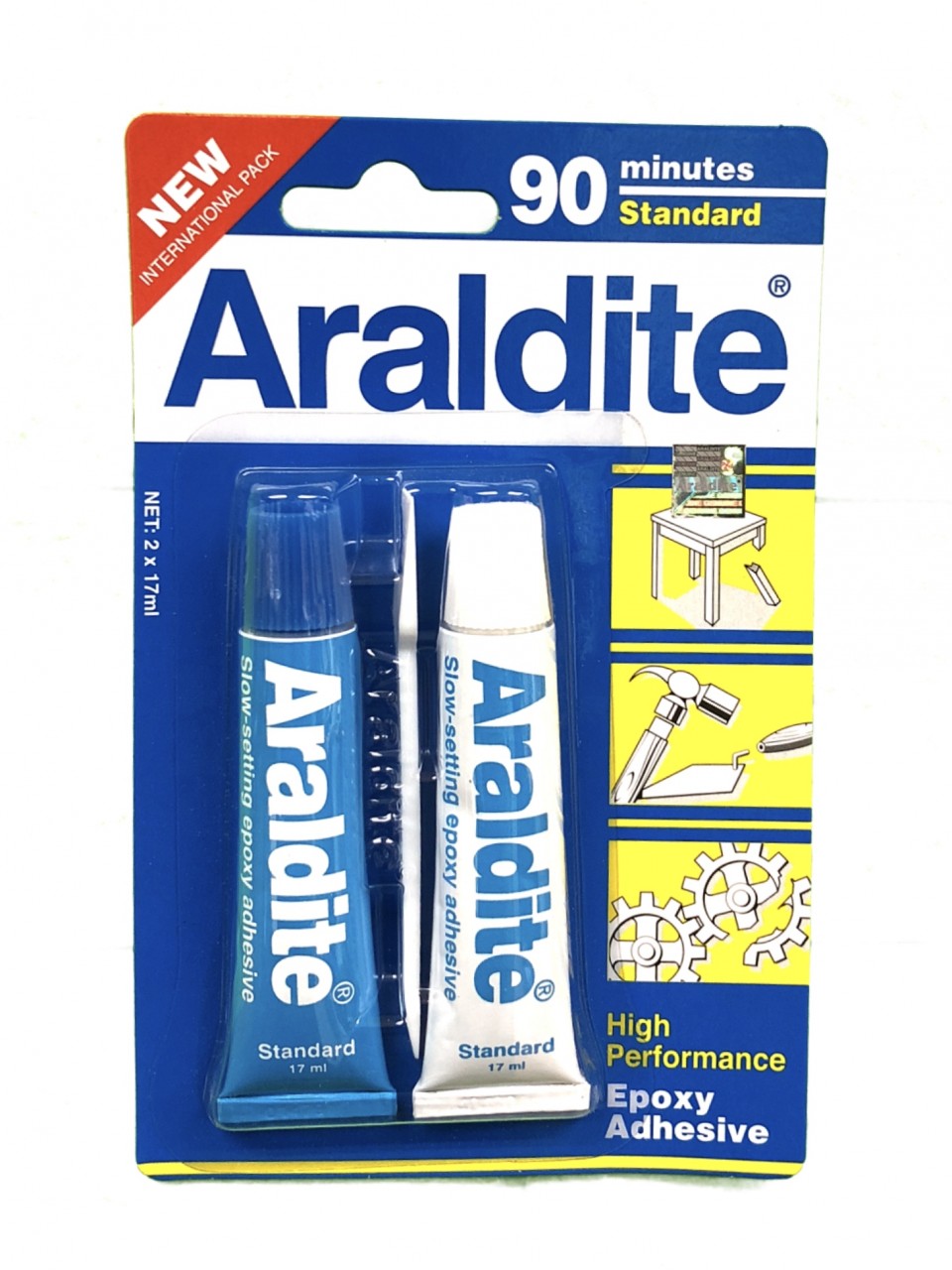 ARALDITE 90分鐘混合膠(藍咭) 17ML X2
