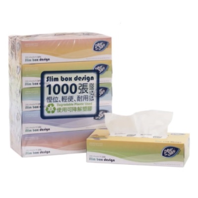 DEAR SOFT 親柔 2-PLY 壓縮盒裝面巾 (200張 X 5盒)