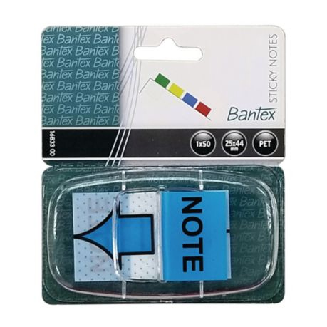 BANTEX 16833 NOTE 胶质旗仔 (25 x 44MM)