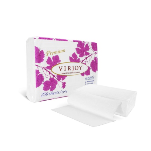 VIRJOY PREMIUM 三摺式抹手紙 250張X16包