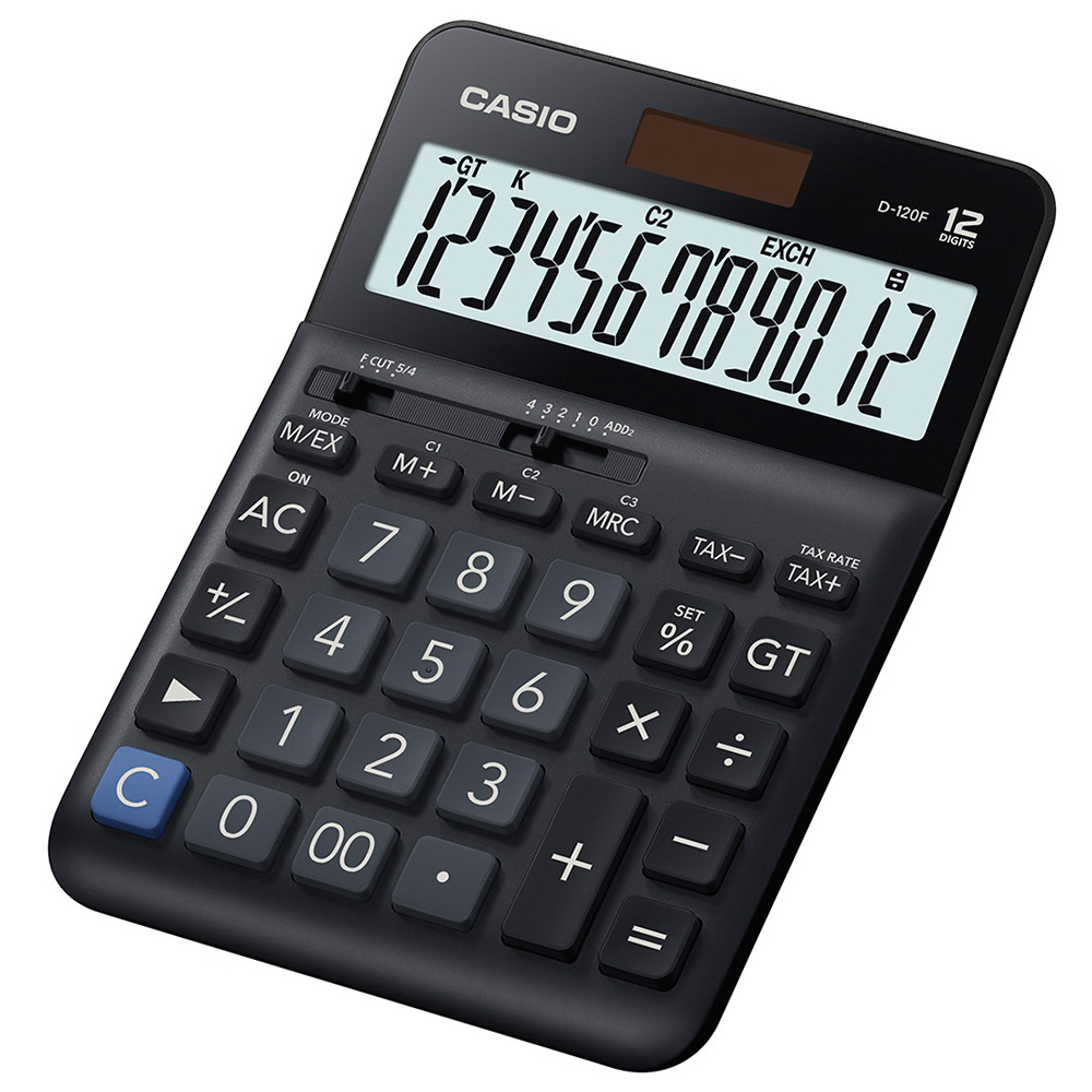 CASIO D-120F 計算機 (12位)