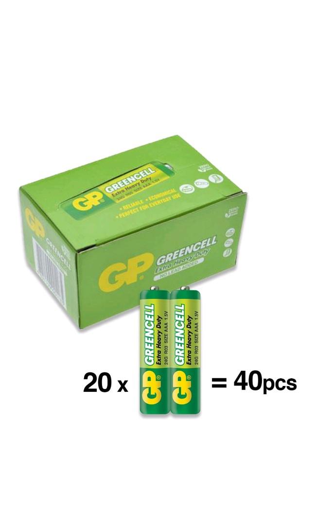 超霸 GP 重量級 AAA 碳性電池 (2粒收縮裝)