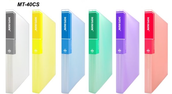 DATA BANK MT-40CS A4 40頁透明磨砂資料簿