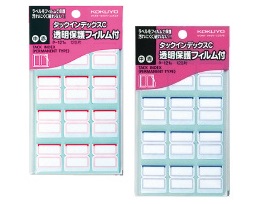 KOKUYO TA-121R/TA-121B 索引標籤貼紙(23X29MM)