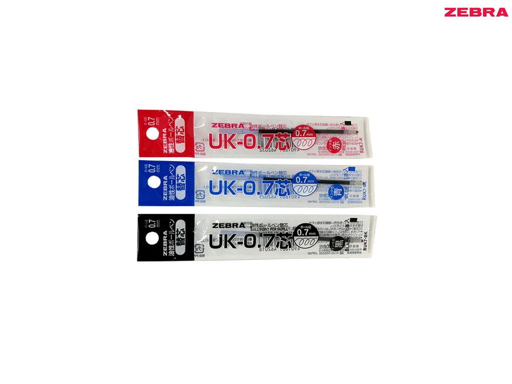 ZEBRA UK-0.7 (RUK7) 油性原子筆替芯
