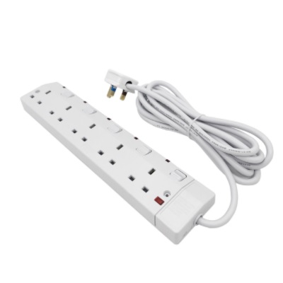 FYM S955 FIVE SOCKET POWER BAR BUILT-IN INDEPENDENT POWER SWITCH 3M