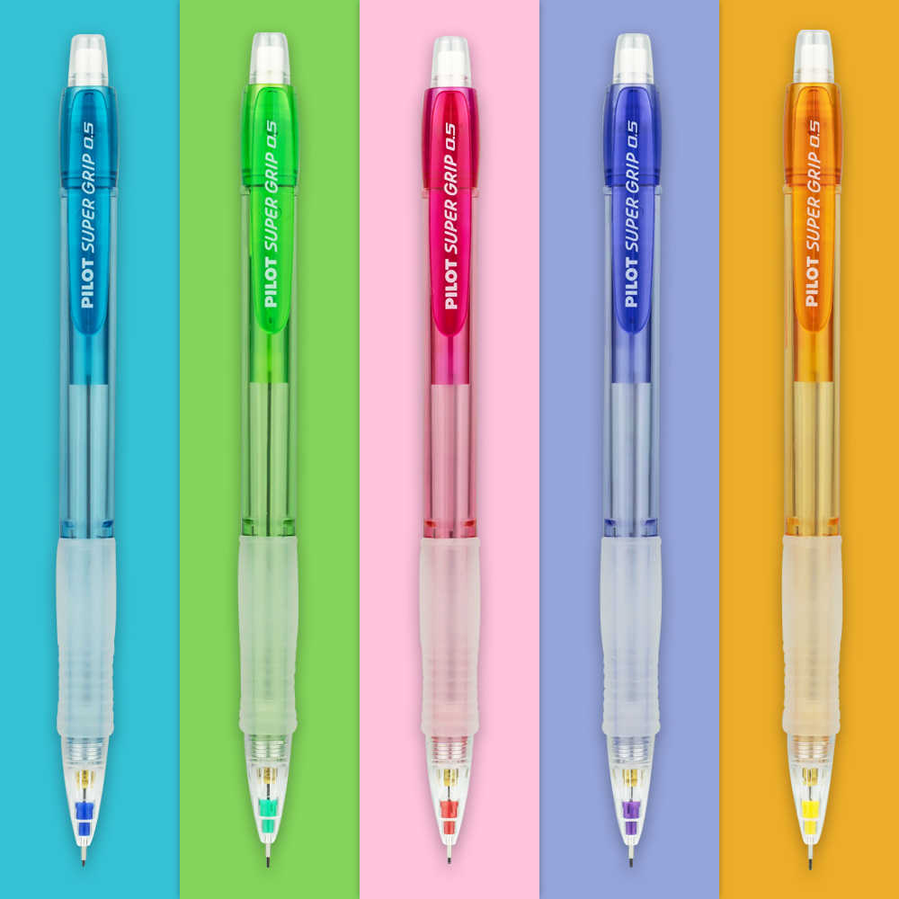 PILOT H185 SUPER GRIP 0.5MM 鉛芯筆