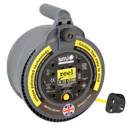 SMJ REELPRO 電線拖轆 13A x 4位 x 15M