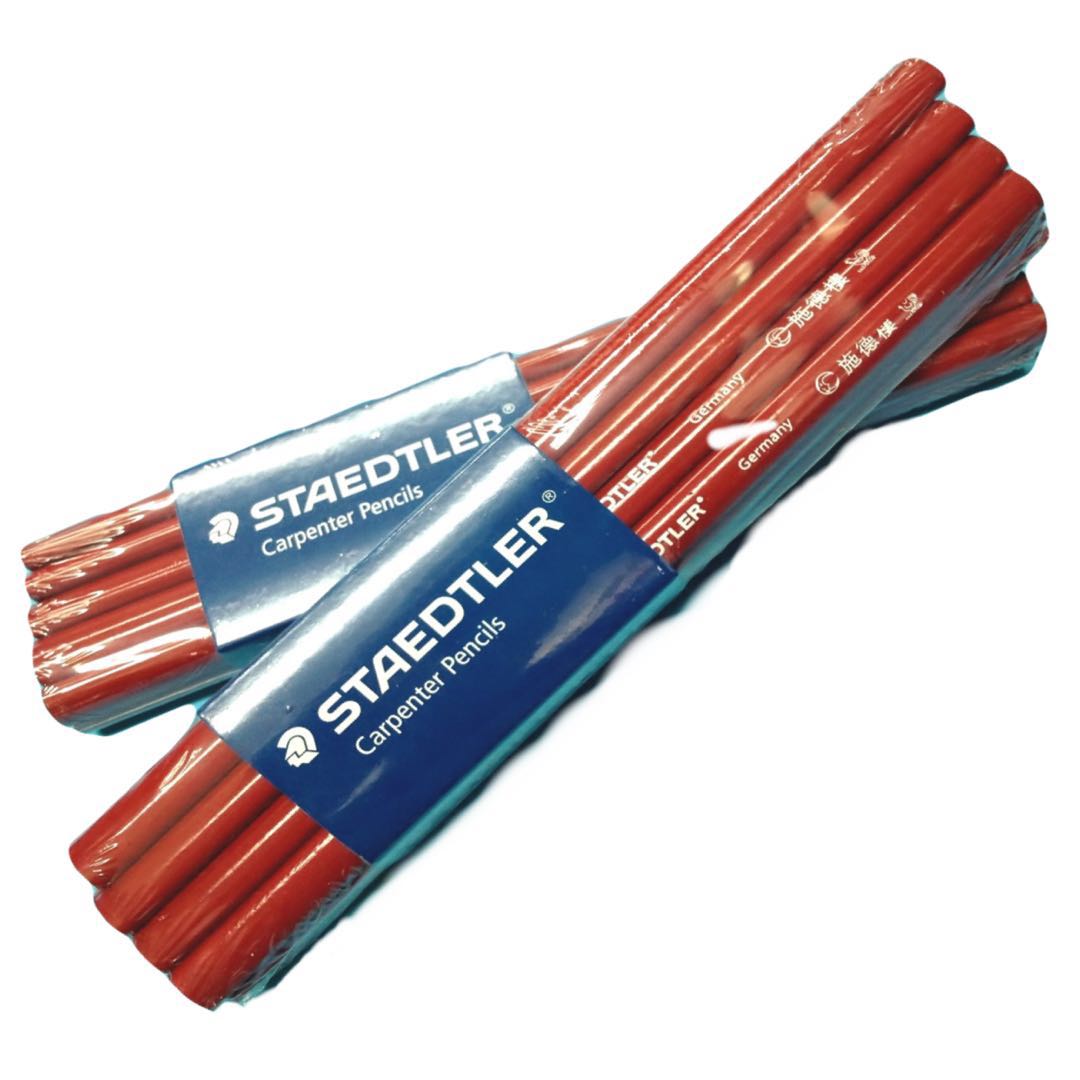 STAEDTLER 施德樓 14825 橢圓形木工鉛筆 X 12 PCS