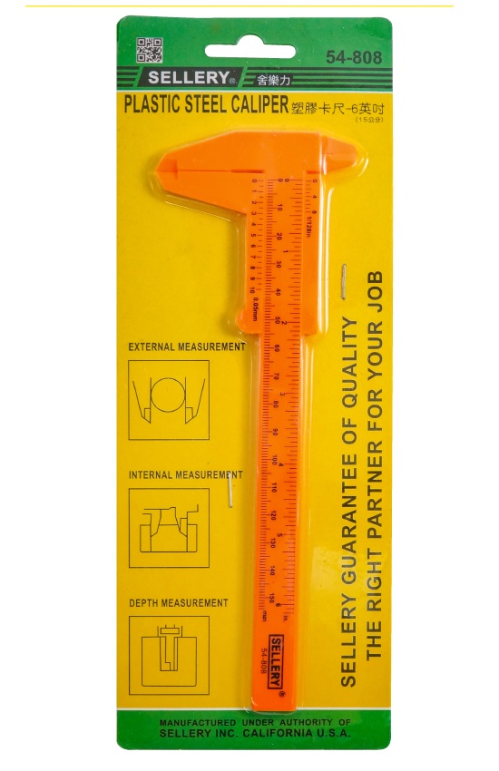 SELLERY 54-808 膠卡尺 6"/15CM