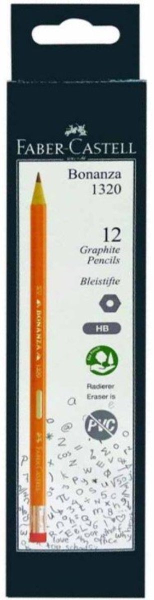 FABER-CASTELL BONANZA 1320 鉛筆(黃杆)