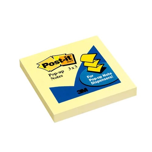 3M R330-YW POST-IT 抽取式報事貼 3" X 3" / 黃色