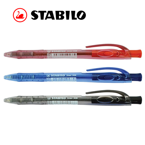 STABILO #308 RETRACTABLE BALL PEN