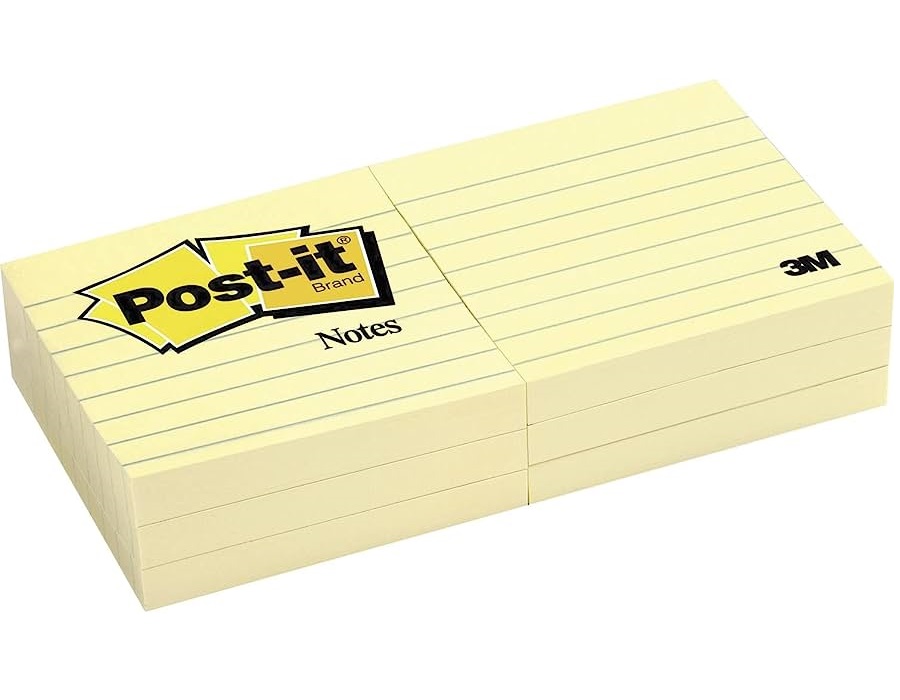 3M POST-IT 630SS 黃色單行 報事貼  3" X 3" X 12 PAD
