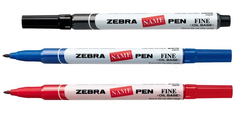 ZEBRA NAME PEN 油性簽字筆
