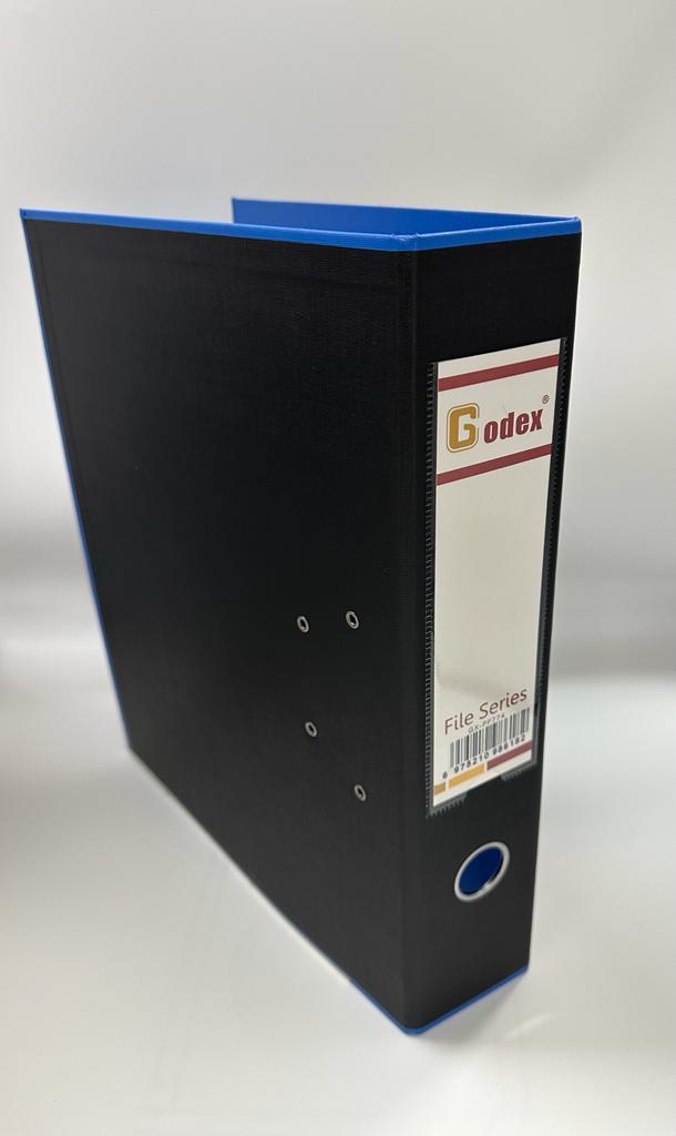 GODEX GX-PF774 3" F4 拼色全包膠快勞 / 黑 + 藍色