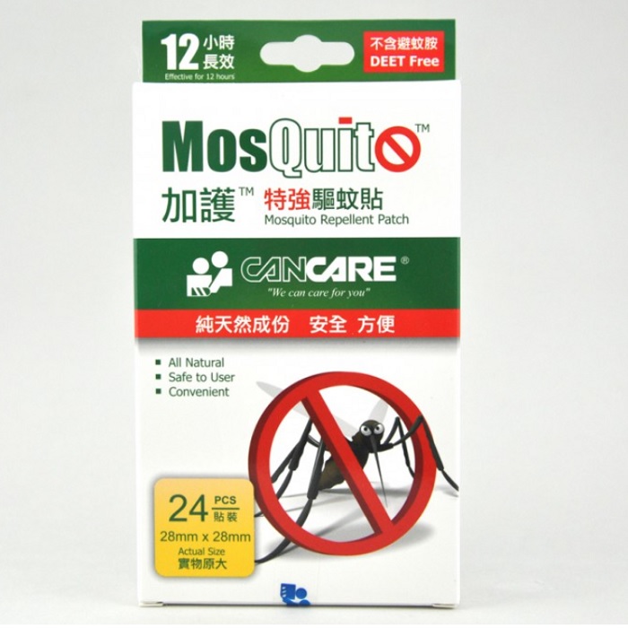 CANCARE 加護™ 特效驅蚊貼 X 24片