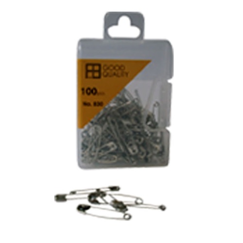 A&B NO.830 銀色小扣針 22MM X 100 PCS