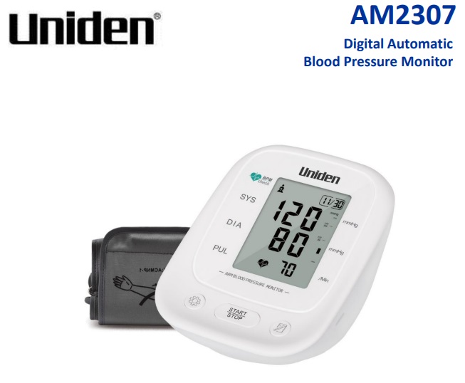 UNIDEN AM2307 上臂式血壓計