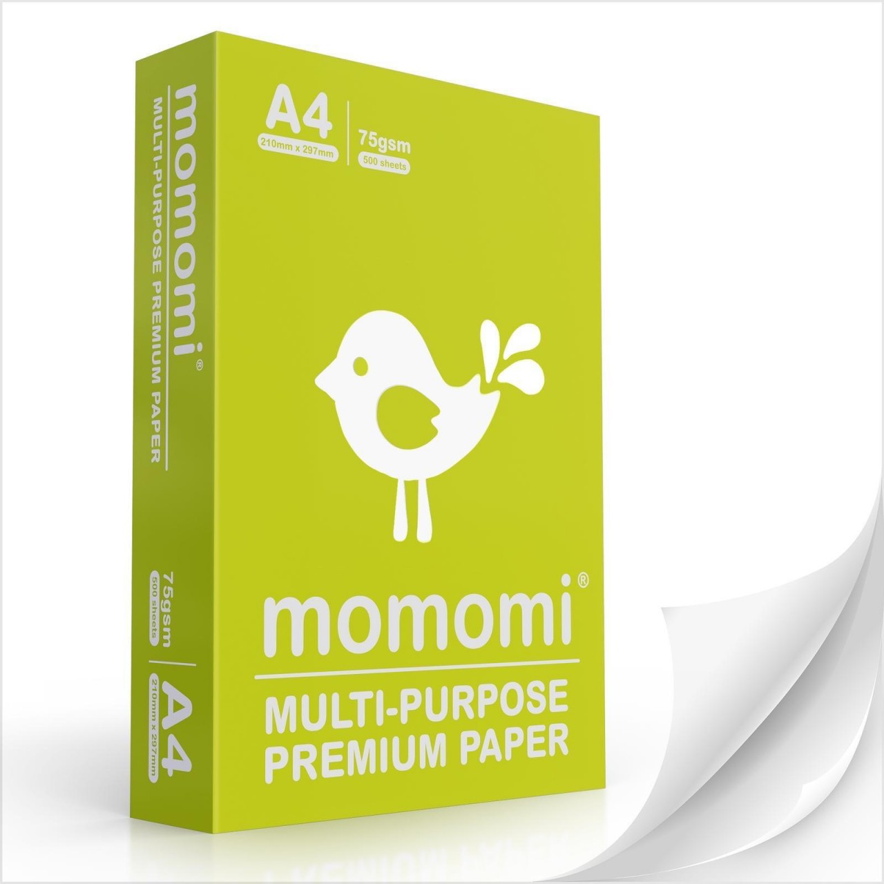 MOMOMI 白色影印紙 A4 75GSM 500張