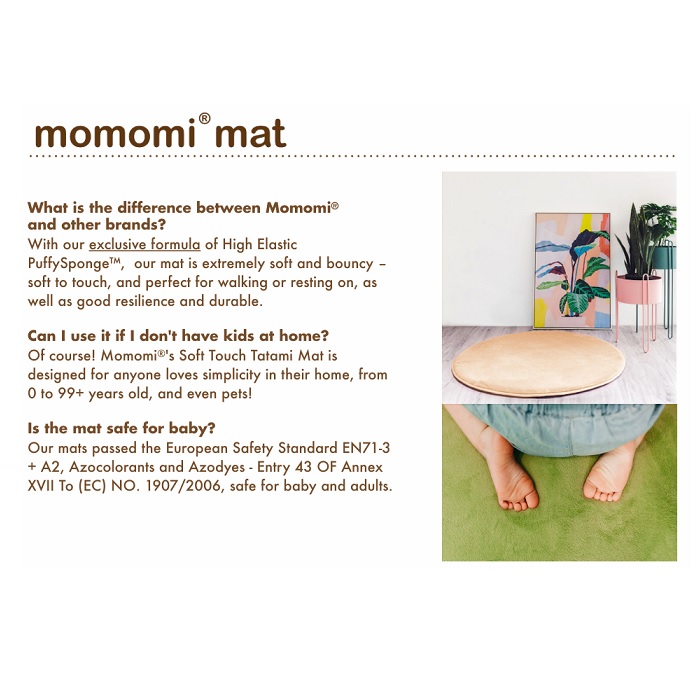 MOMOMI 防水蓬鬆海綿墊 / 圓形