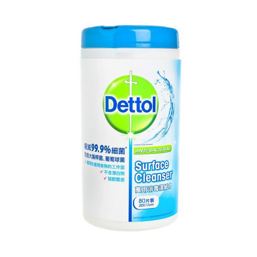 DETTOL 滴露 萬用消毒濕紙巾 / 80片