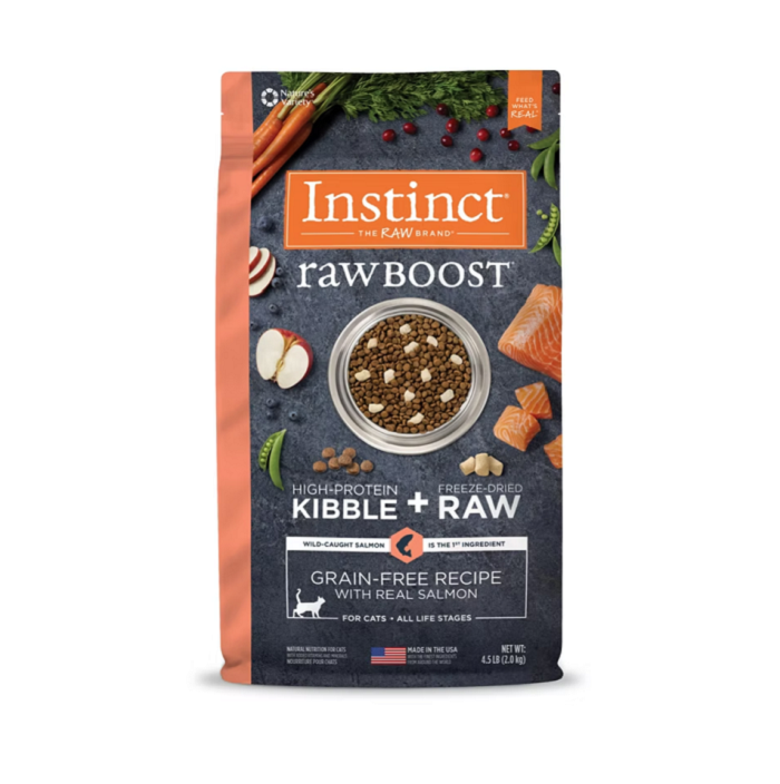 INSTINCT RAW BOOST SALMON DRY CAT FOOD 4.5 lbs