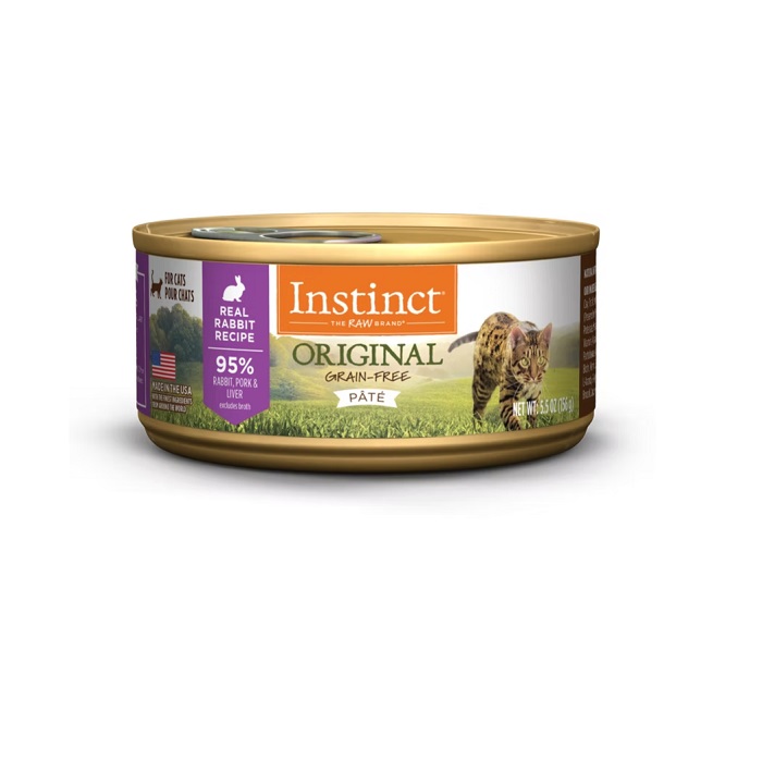 INSTINCT ORIGINAL RABBIT WET CAT FOOD (3 oz /5.5 oz)