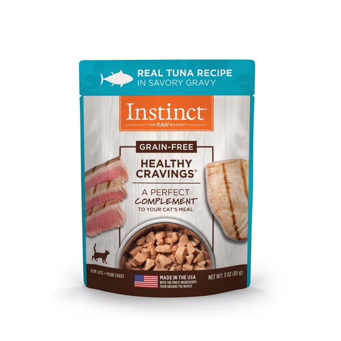 INSTINCT HEALTHY CRAVINGS TUNA WET CAT FOOD TOPPER 3 oz 1 carton (24 packs)
