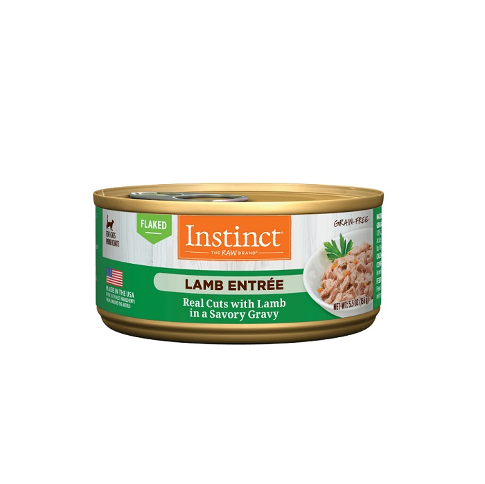 INSTINCT FLAKED LAMB WET CAT FOOD (3 oz /5.5 oz)