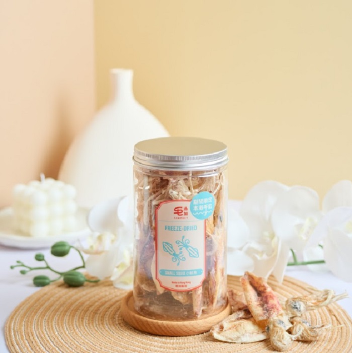 毛添加 PAWFECT 冻乾手钓新鲜小魷鱼 50g