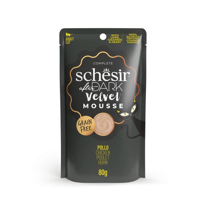 SCHESIR 雞肉貓用全階段主食慕斯餐包 80g