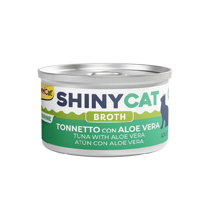 GIMBORN GIMCAT SHINYCAT 吞拿鱼芦荟汤汁貓罐头 70g