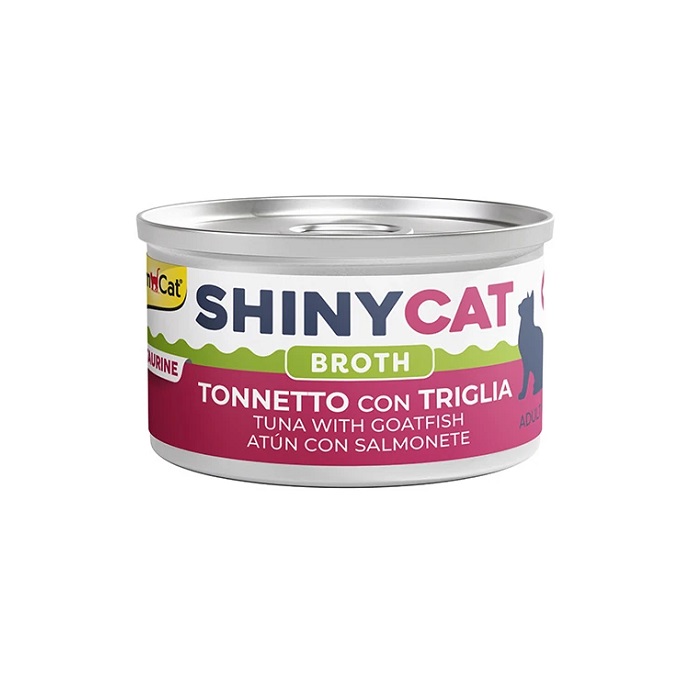 GIMBORN GIMCAT SHINYCAT 吞拿鱼鰹鱼汤汁貓罐头 70g