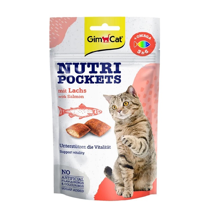 GIMBORN GIMCAT 三文鱼奧米加增強免疫貓脆脆 60g