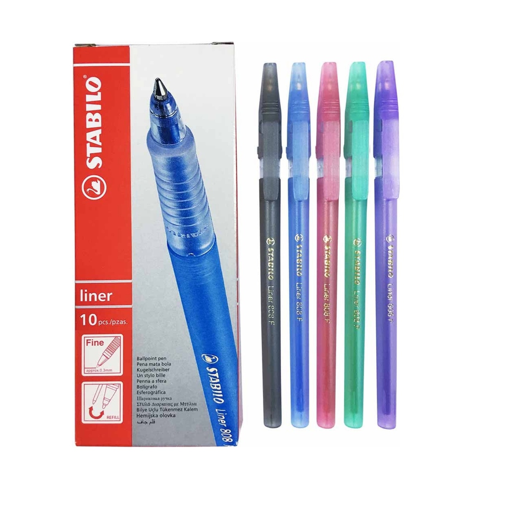 STABILO 808M BALL PEN 0.45MM