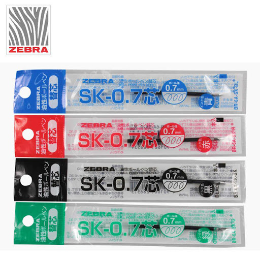ZEBRA SK-0.7 筆替芯/REFILL FOR 3/4 色筆(BR-6A-SK)