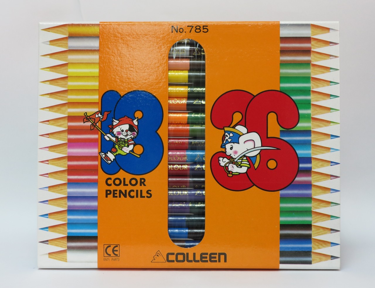 COLLEEN 克麗 #785-36 雙頭木顏色筆 (18枝=36色)