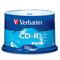 VERBATIM CD-R 700MB 52X 80MIN 50P CAKE BOX - 94691