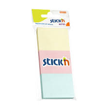 STICK'N 21126 什色告事貼 1.5" x 2" (3本/包)